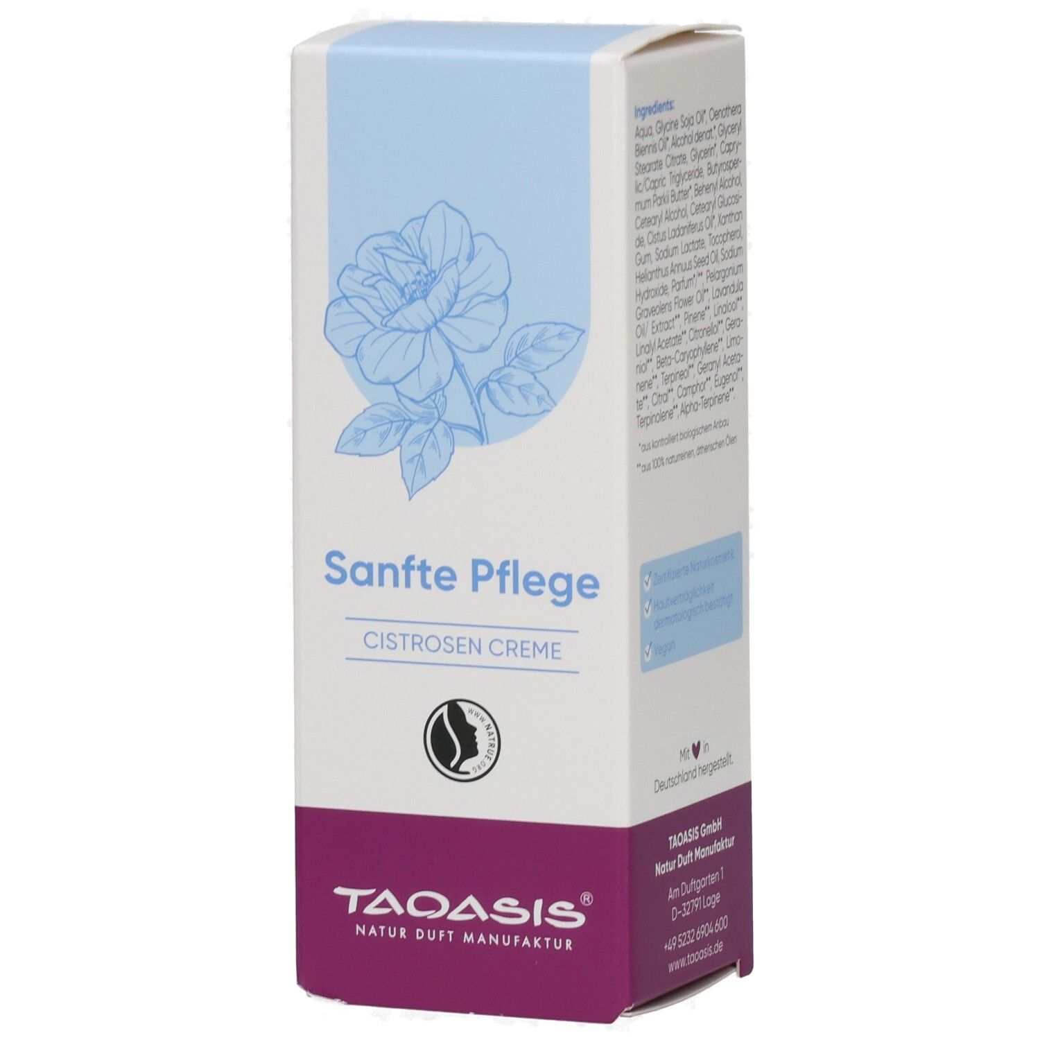 Hautwohl Cistrosen sanfte Pflege Creme 50 ml