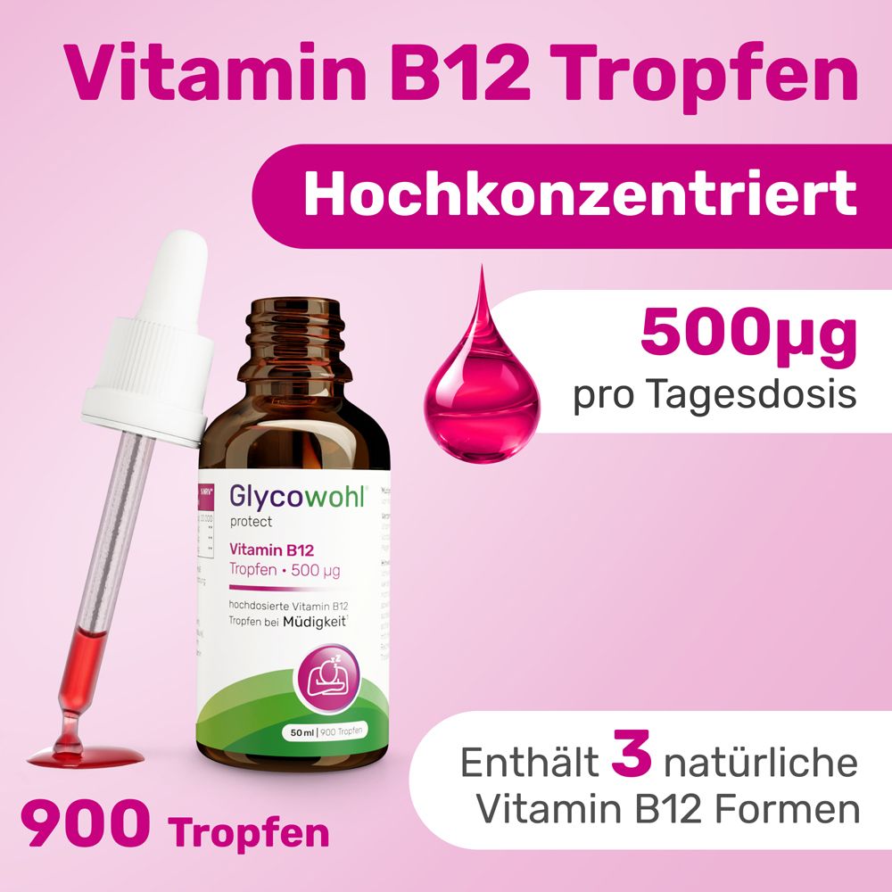 GLYCOWOHL Vitamin B12 Tropfen 500 µg vegan Angebot