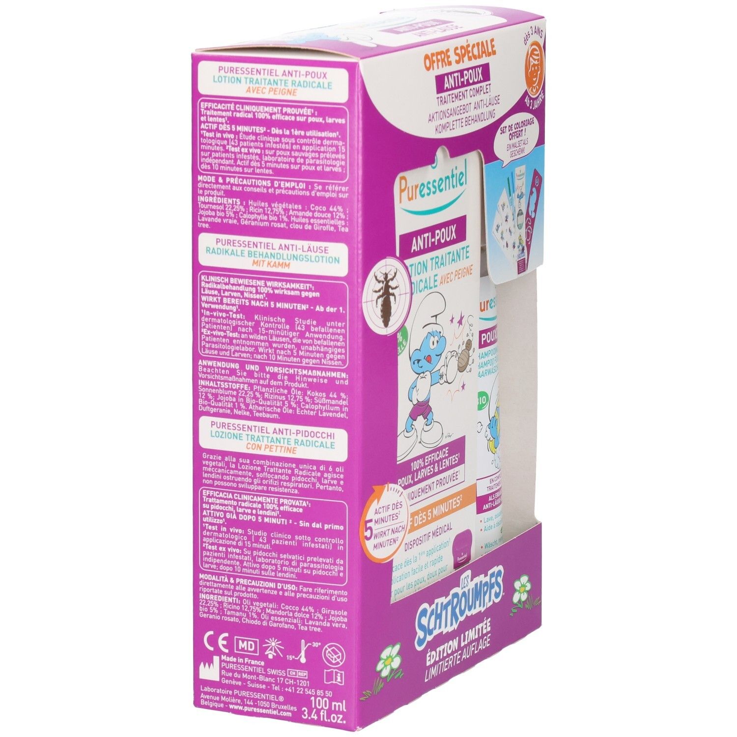 PURESSENTIEL Anti-Läuse Set Lotion + Shampoo