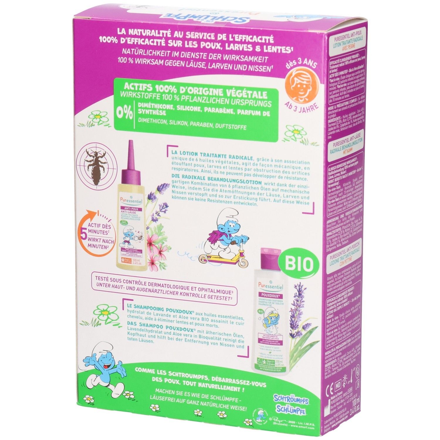 PURESSENTIEL Anti-Läuse Set Lotion + Shampoo