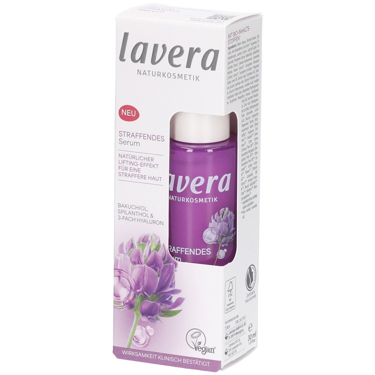 Lavera straffendes Serum 30 ml Elixier
