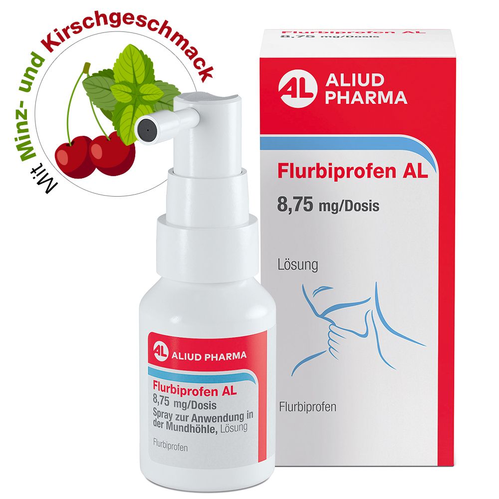 Flurbiprofen AL 8,75 mg/Dosis Spray Anw.Mundhöhle 15 ml