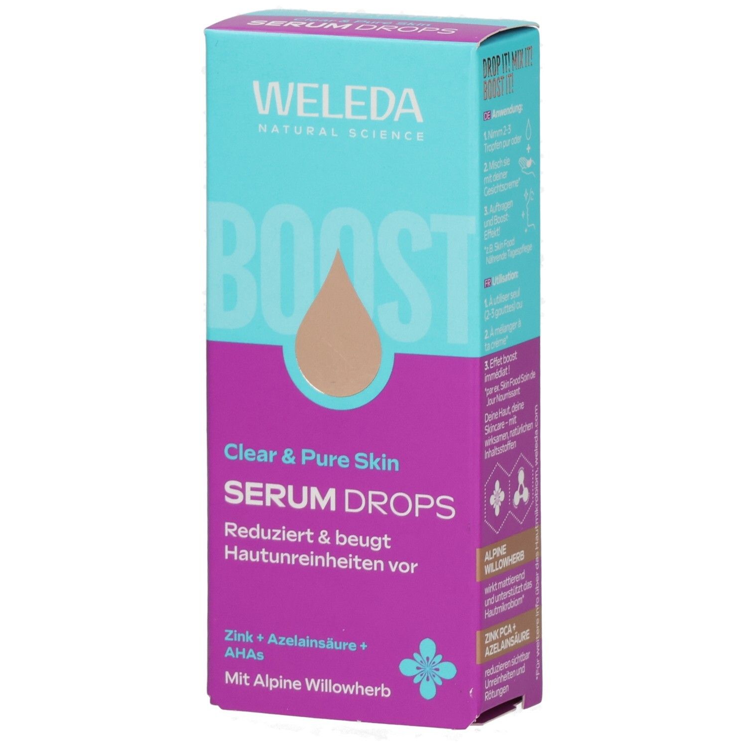 Weleda Clear & Pure Skin Serum Booster Drops 30 ml