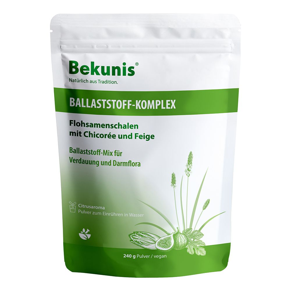 Bekunis Ballaststoff-Komplex mit Flohsamenschalen 240 g Pulver zur Herstellung einer Lösung zum Einnehmen