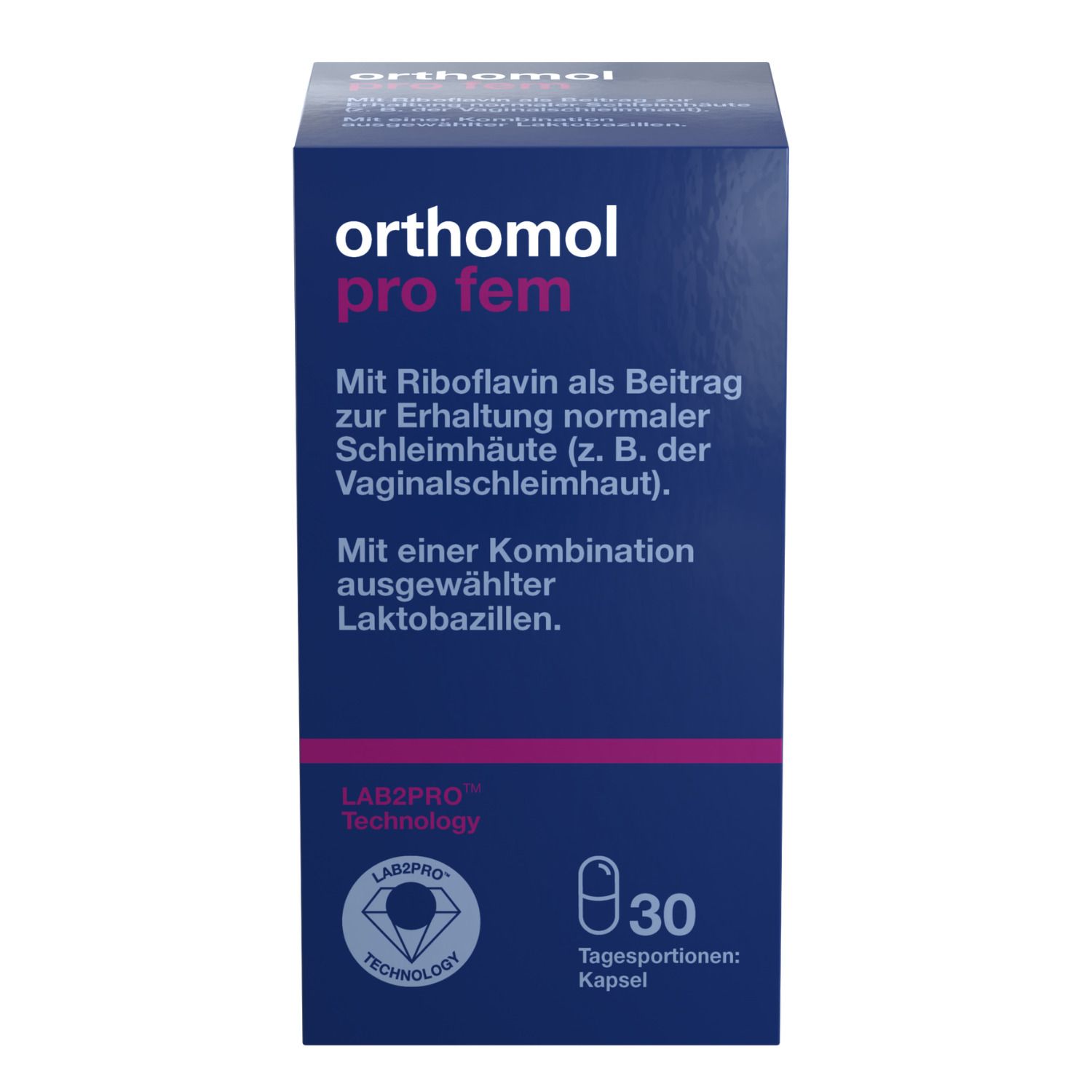 Orthomol pro fem Kapseln 30 St