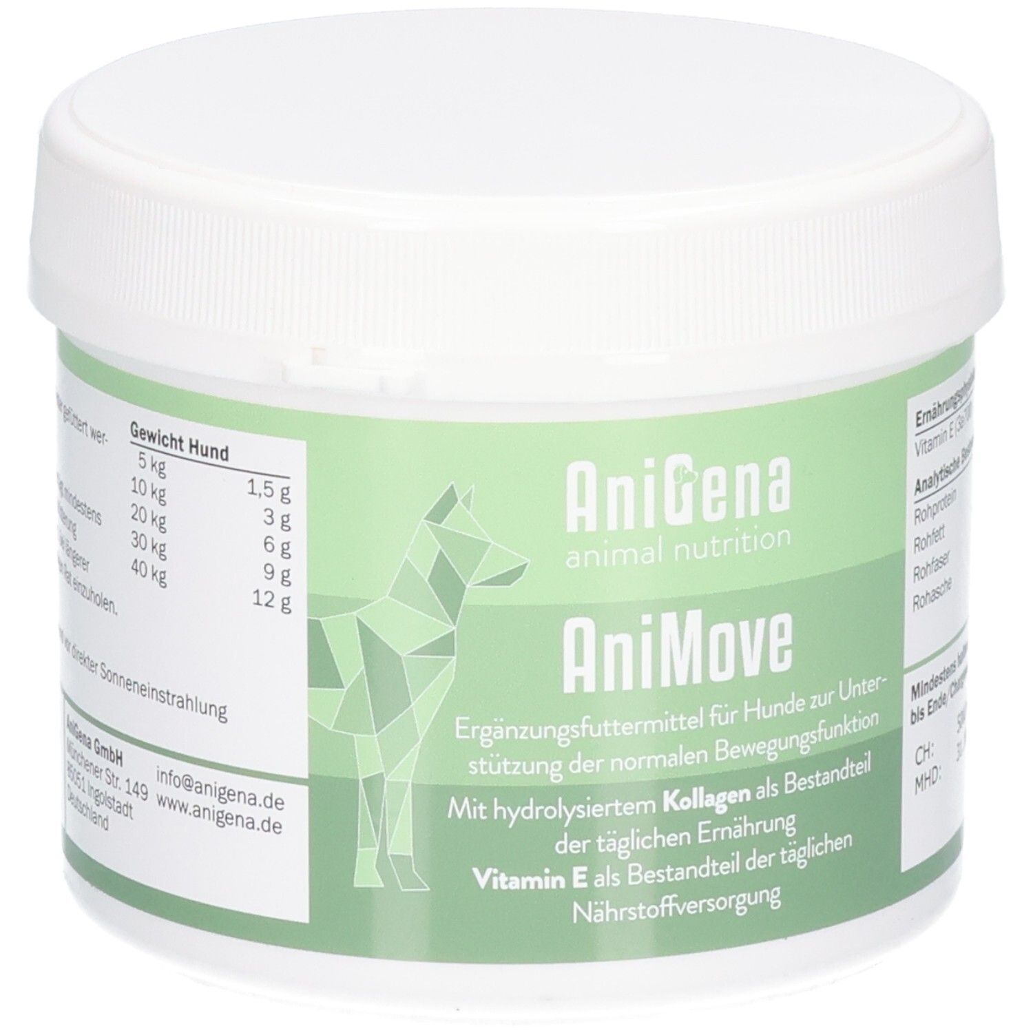Animove Kollagen+Glucosamin+Chondr.MSM Plv.f.Hunde 200 g Pulver