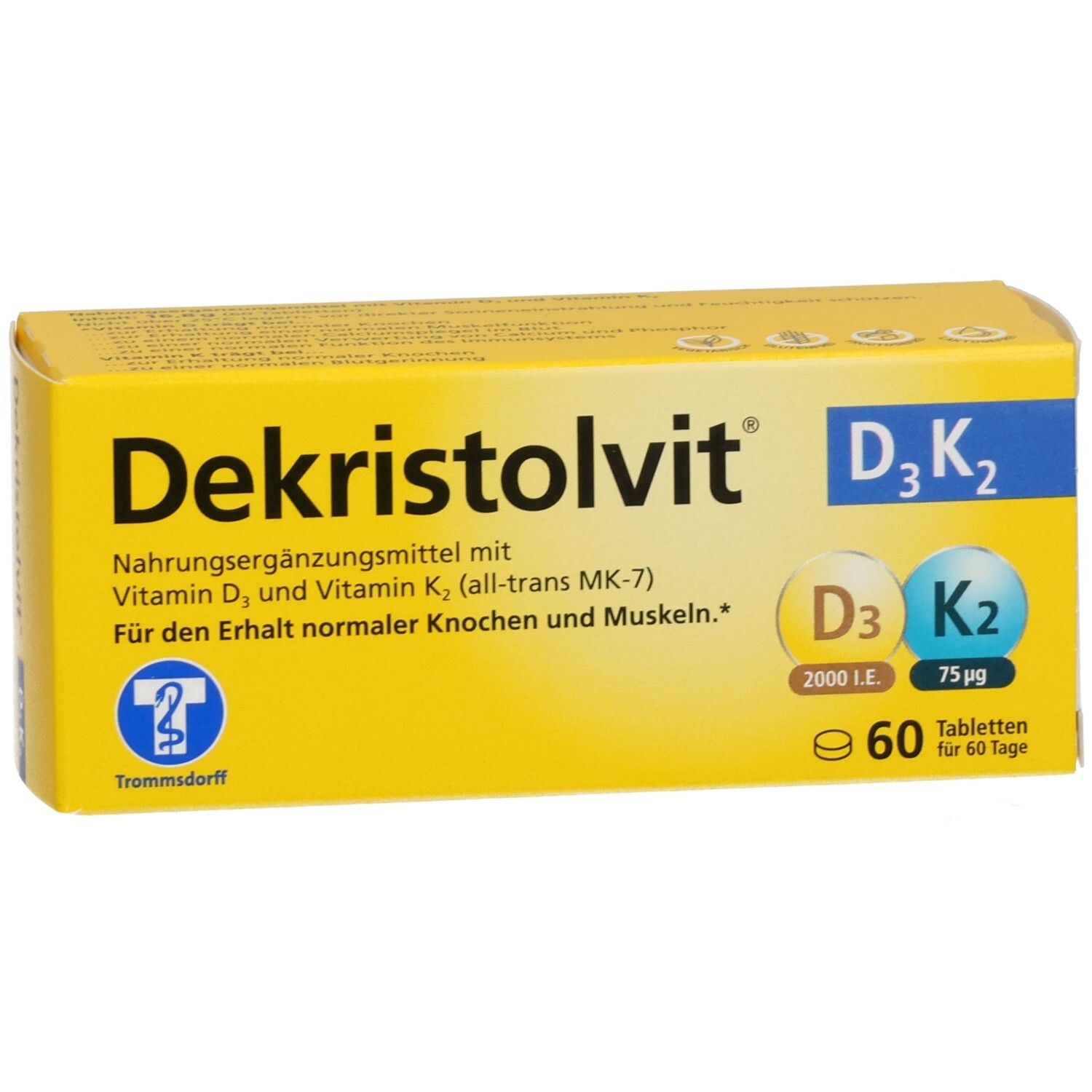 Dekristolvit D3K2 Tabletten 60 St
