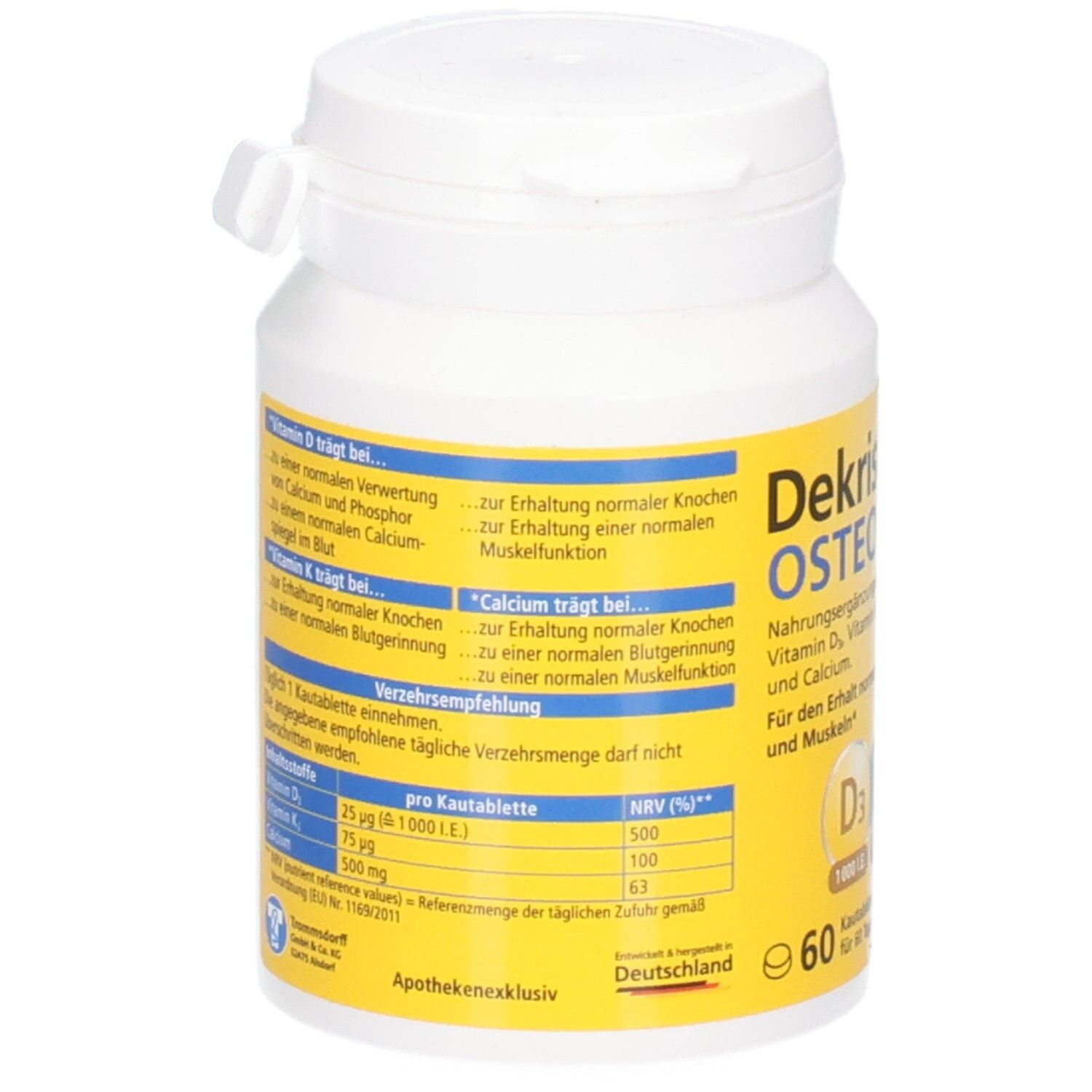 Dekristolvit OSTEO D3K2Mg