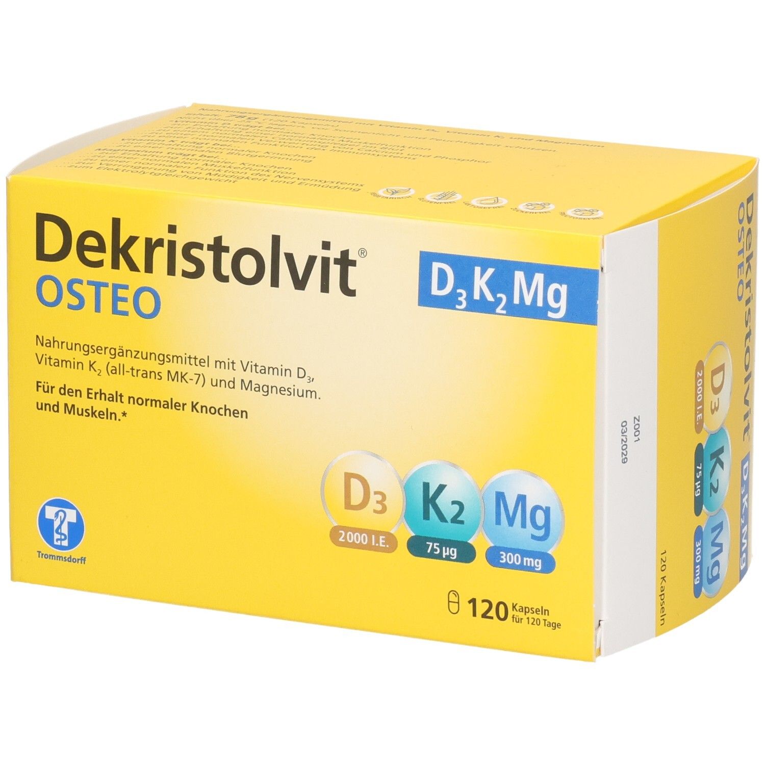 Dekristolvit Osteo D3K2Mg Kapseln 120 St