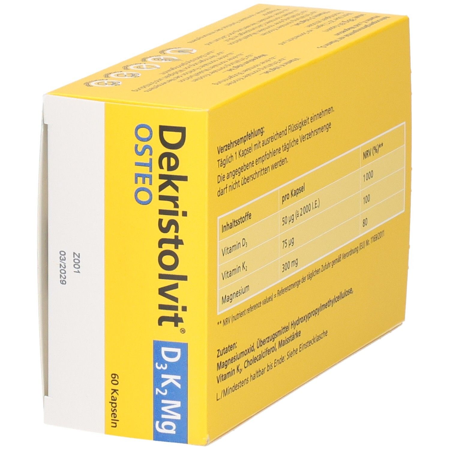 Dekristolvit OSTEO D3 K2 Mg
