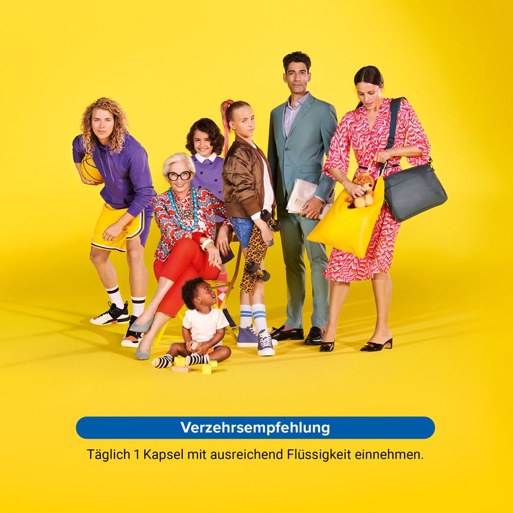 Dekristolvit® OSTEO D3K2Mg: Empfehlung: Täglich 1 Kapsel mit Flüssigkeit einnehmen.