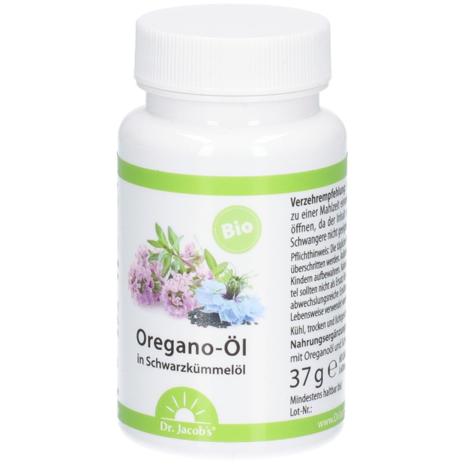 Dr. Jacob´s Oregano-Öl Kapseln BIO
