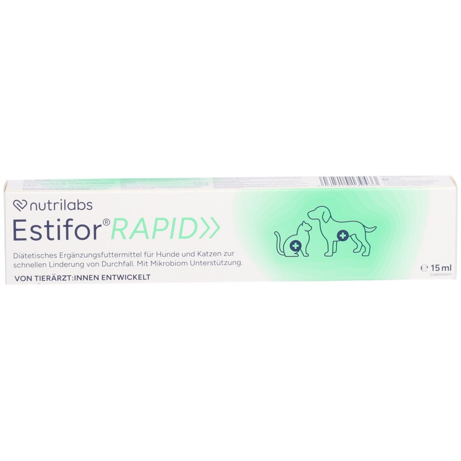 Estifor Rapid 15ml Tube für Hunde und Katzen.