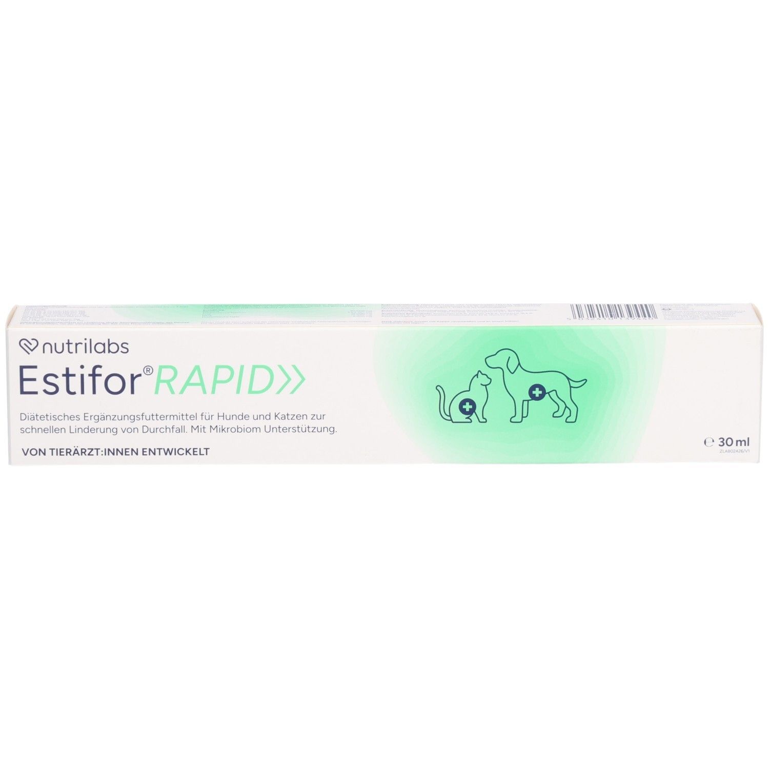 Estifor Rapid Spritze mit Flüssigkeit für Hunde und Katzen, 30ml.