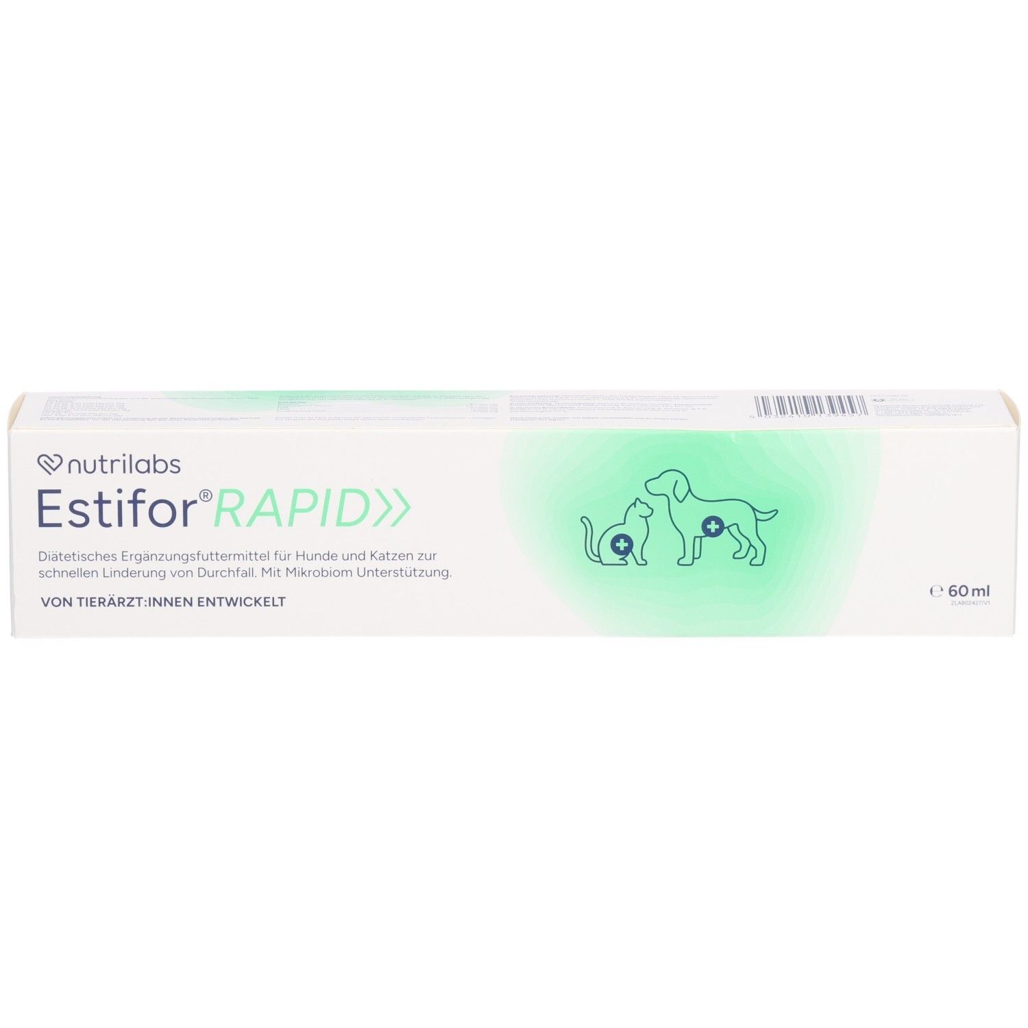 Estifor Rapid Spritze für Hunde und Katzen, 60ml.