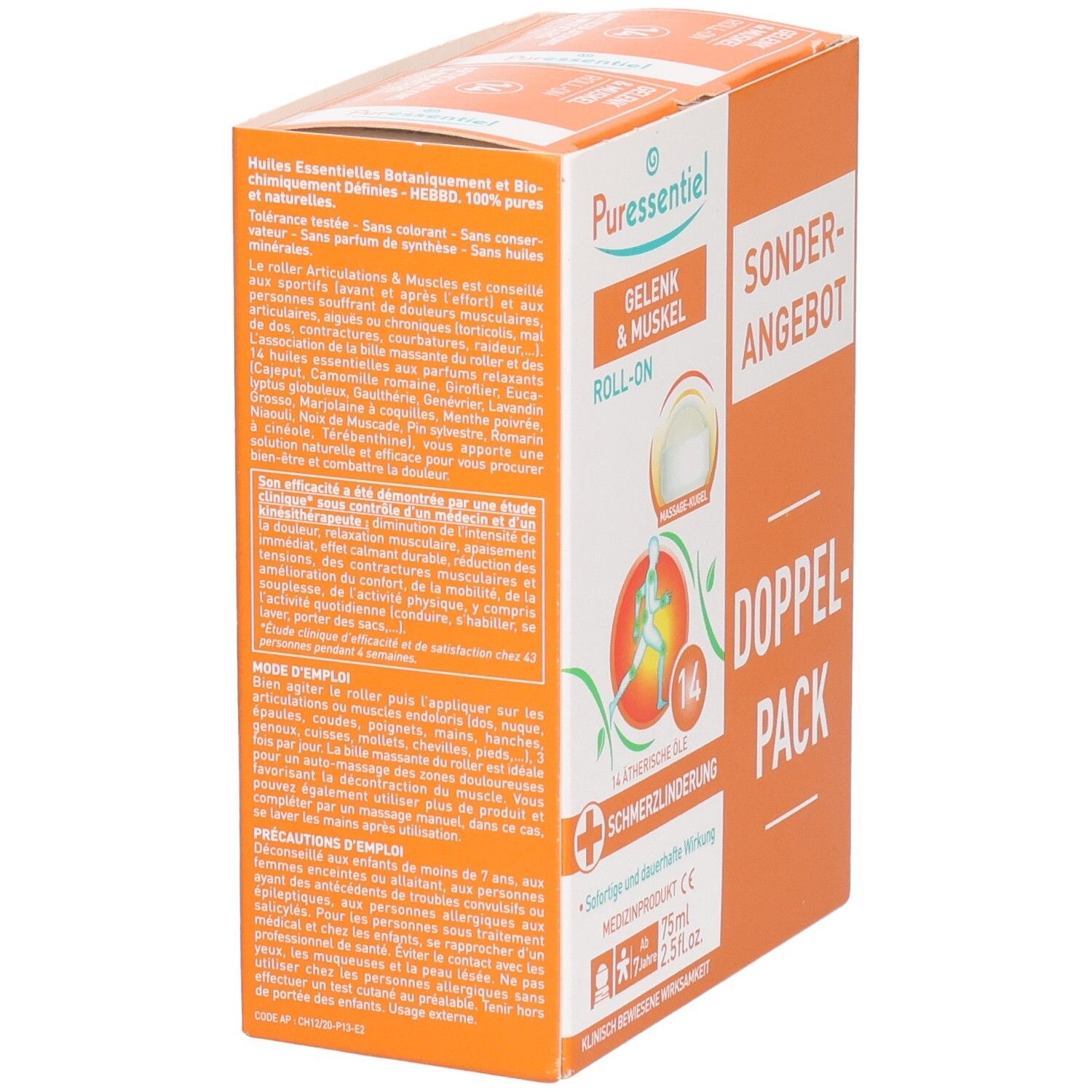 Puressentiel Duo Pack Gelenk & Muskel Roll-on 2 St Kombipackung