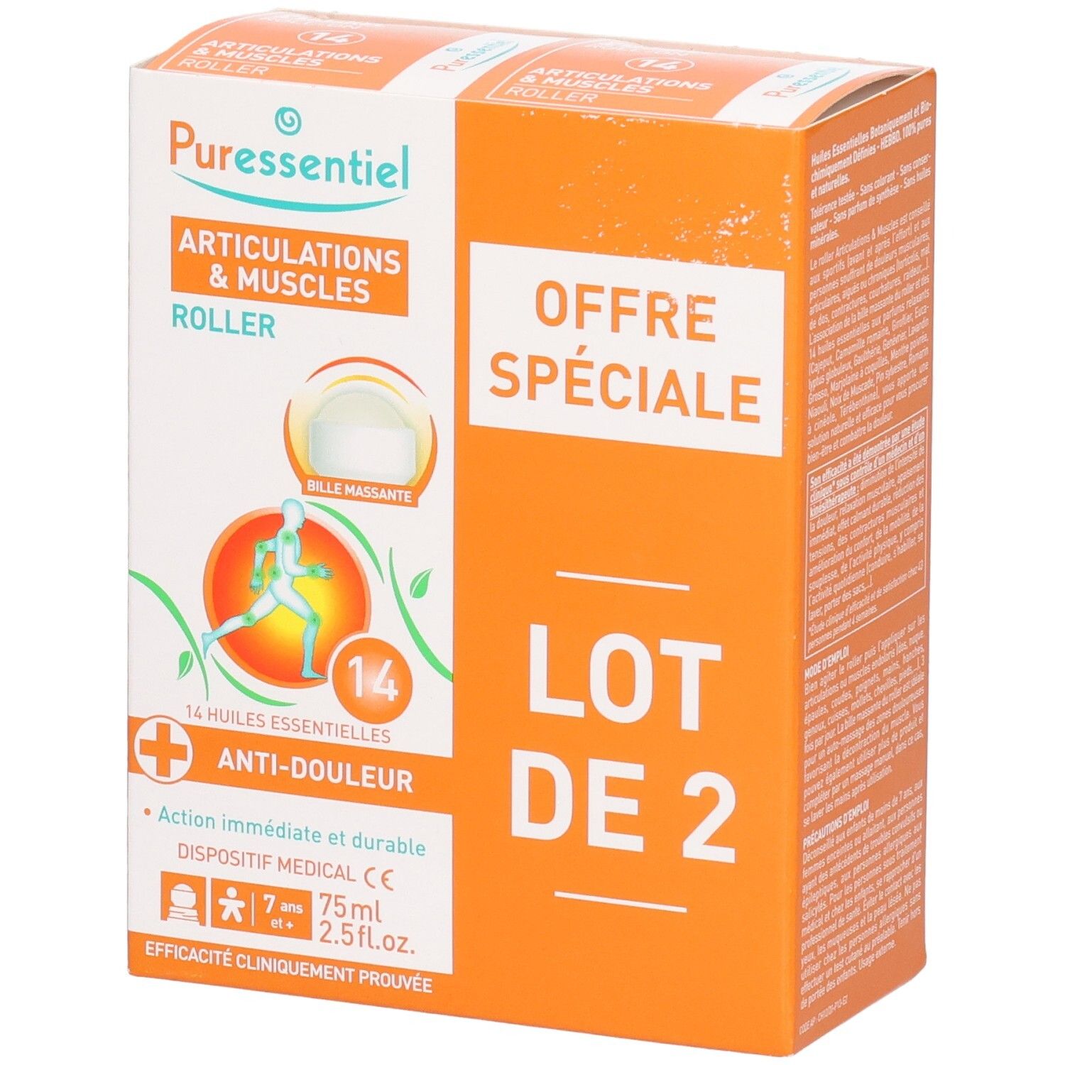 PURESSENTIEL Duo Pack Gelenk & Muskel Roll-on