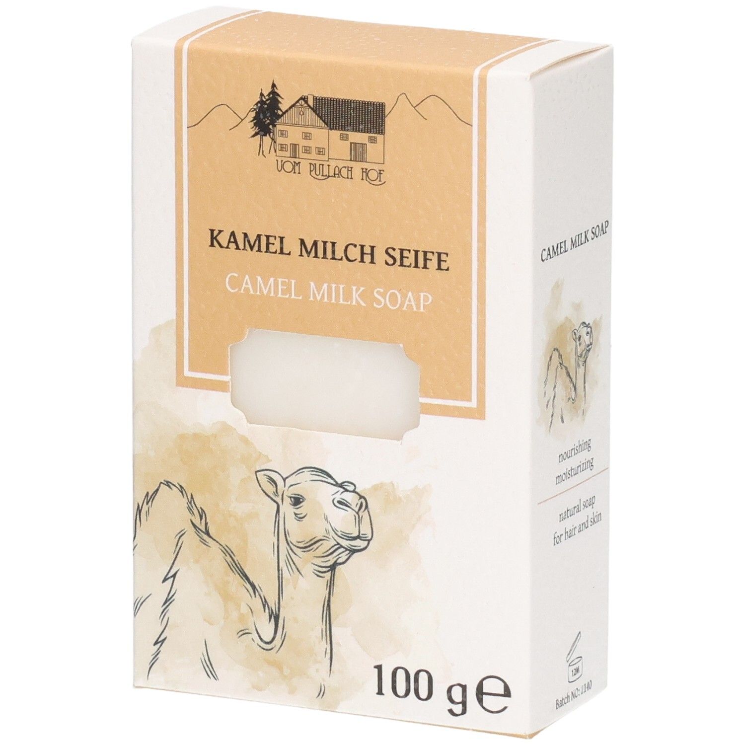 Kamelmilch Seife vom Pullach Hof 100 g