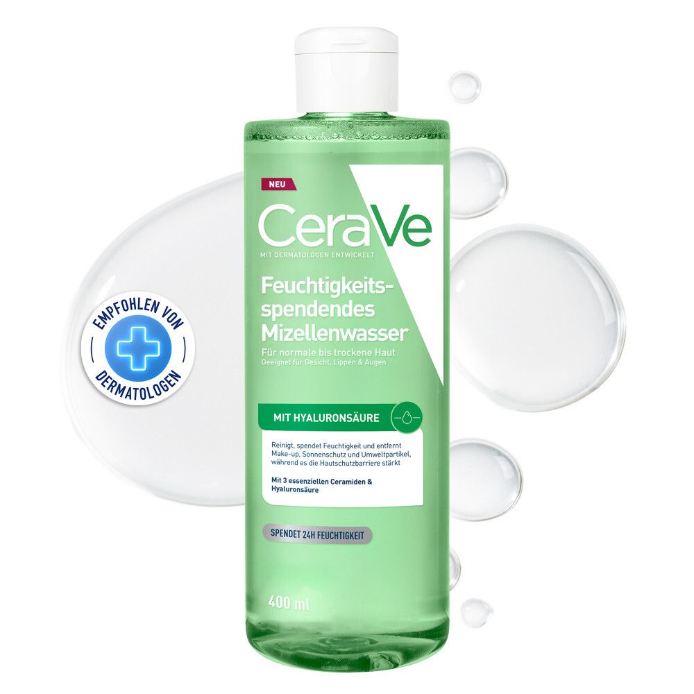 Cerave feuchtigkeitsspendendes Mizellenwasser 400 ml Flüssigkeit
