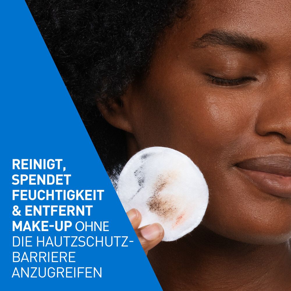 Reinigt, spendet Feuchtigkeit & entfernt Make-up ohne die Hautschutzbarriere anzugreifen.