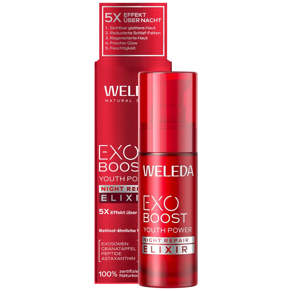 Weleda Exo Boost Youth Power Night Rep.Eli.Granata 30 ml Elixier