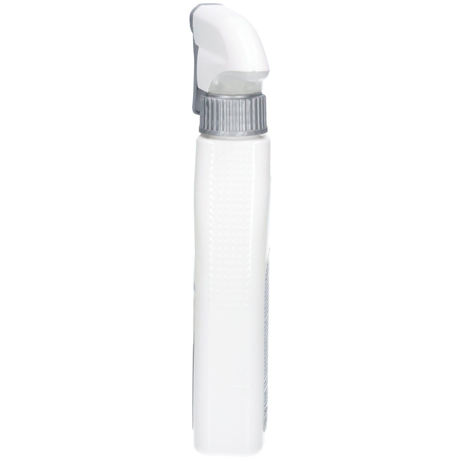 Seitenansicht der Allergika Anti-Milben Spray Flasche.