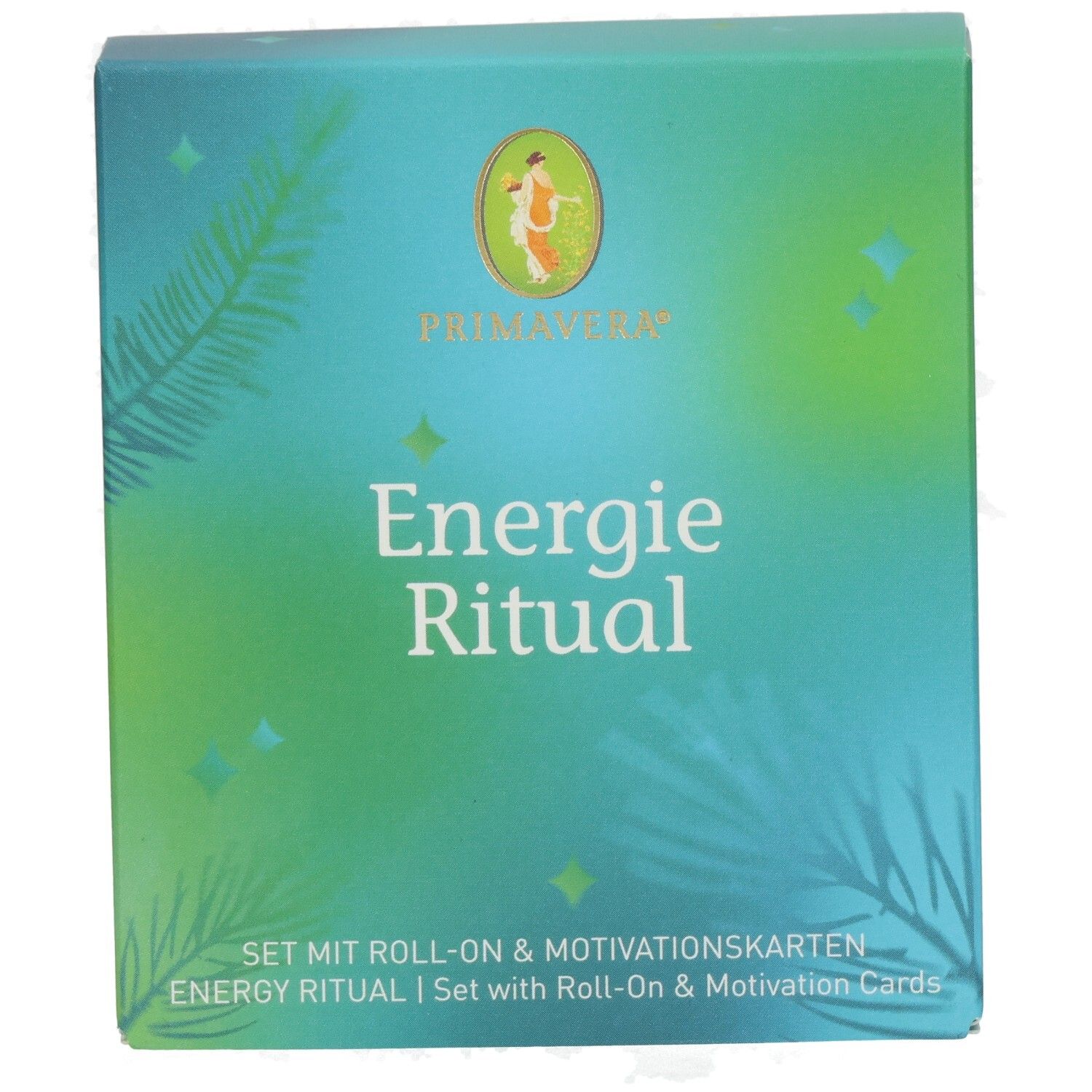 Primavera Energie Ritual Set mit Roll-On & Motivationskarten.