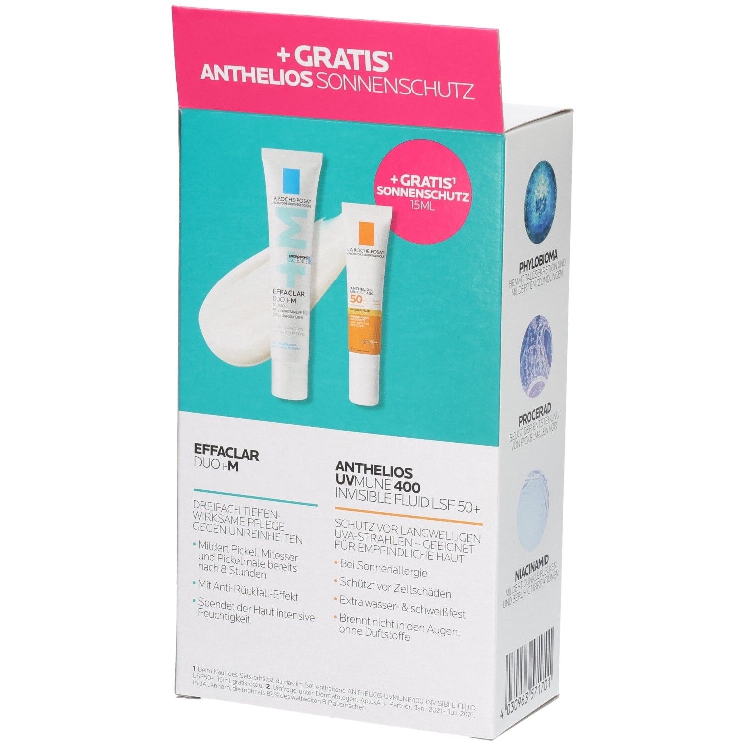 EFFACLAR DUO+M Creme gegen Pickel