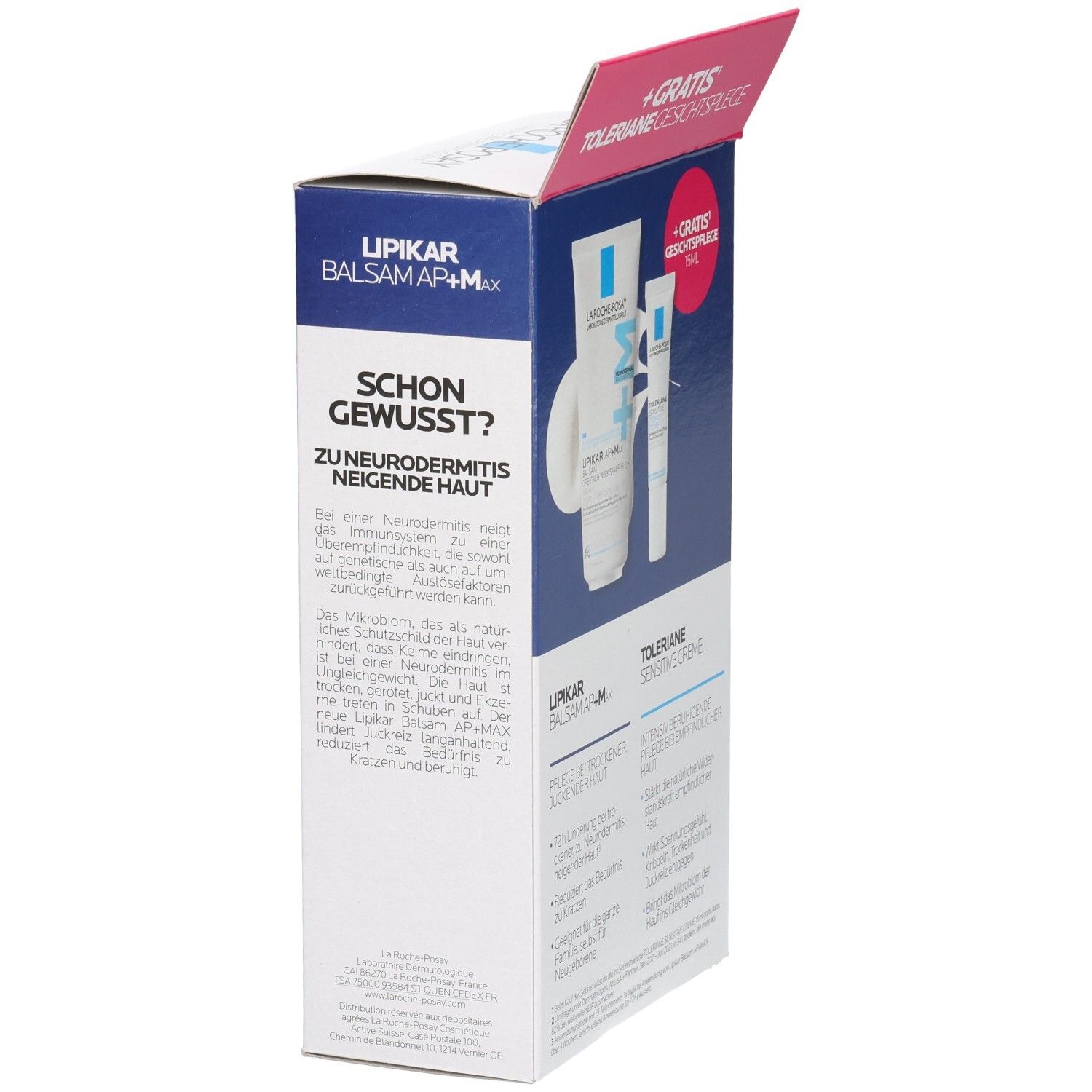 La Roche-Posay Lipikar Balsam AP+M Set für Neurodermitis neigende Haut.