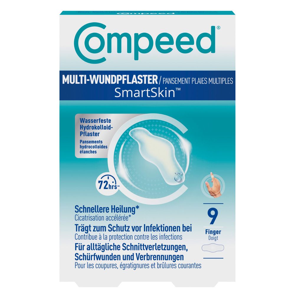 Compeed Multi-Wundpflaster SmartSkin Finger 9 St Pflaster