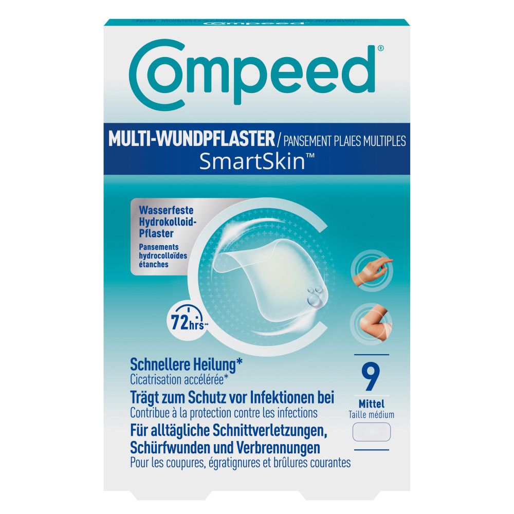 Compeed Multi-Wundpflaster SmartSkin medium 9 St Pflaster