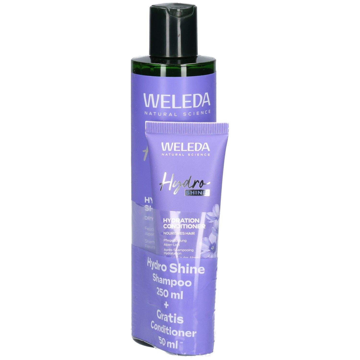 Weleda Hydro Shine Shampoo+gratis Conditioner 250 ml Kombipackung