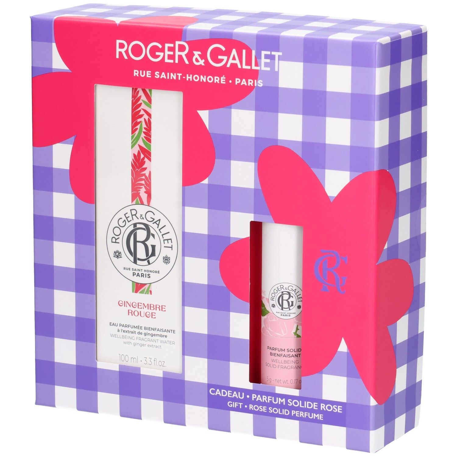 R&G Set Gingembre Rouge 100ml+Rose Parfumstick 26 1 St Kombipackung