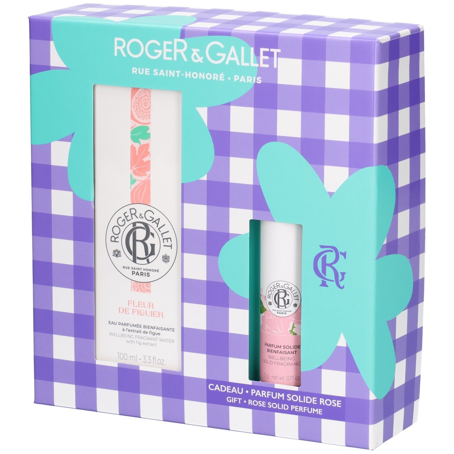 R&G Set Fleur de Figuier 100ml+Rose Parfumstick 26 1 St Kombipackung