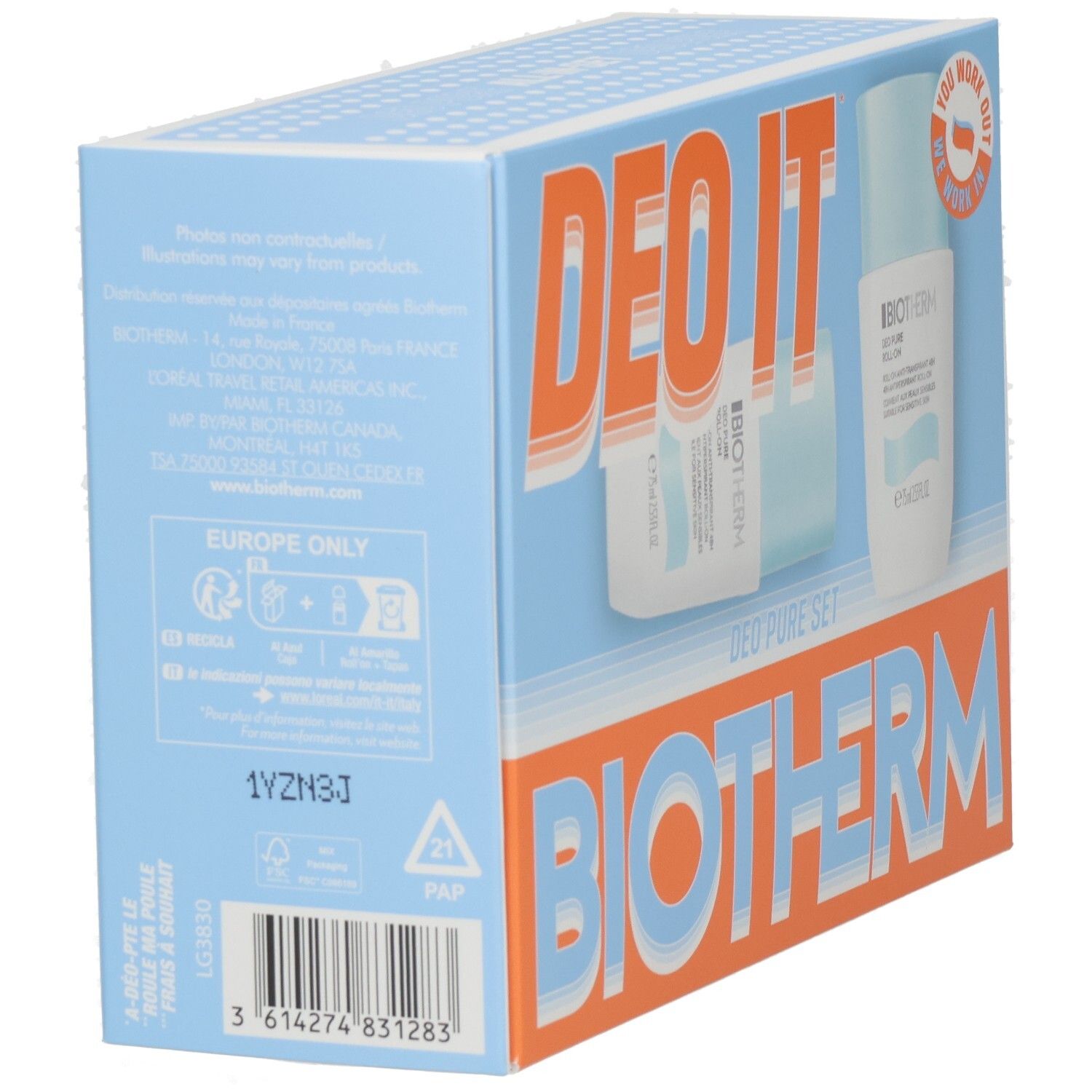 BIOTHERM Deo Pure Set