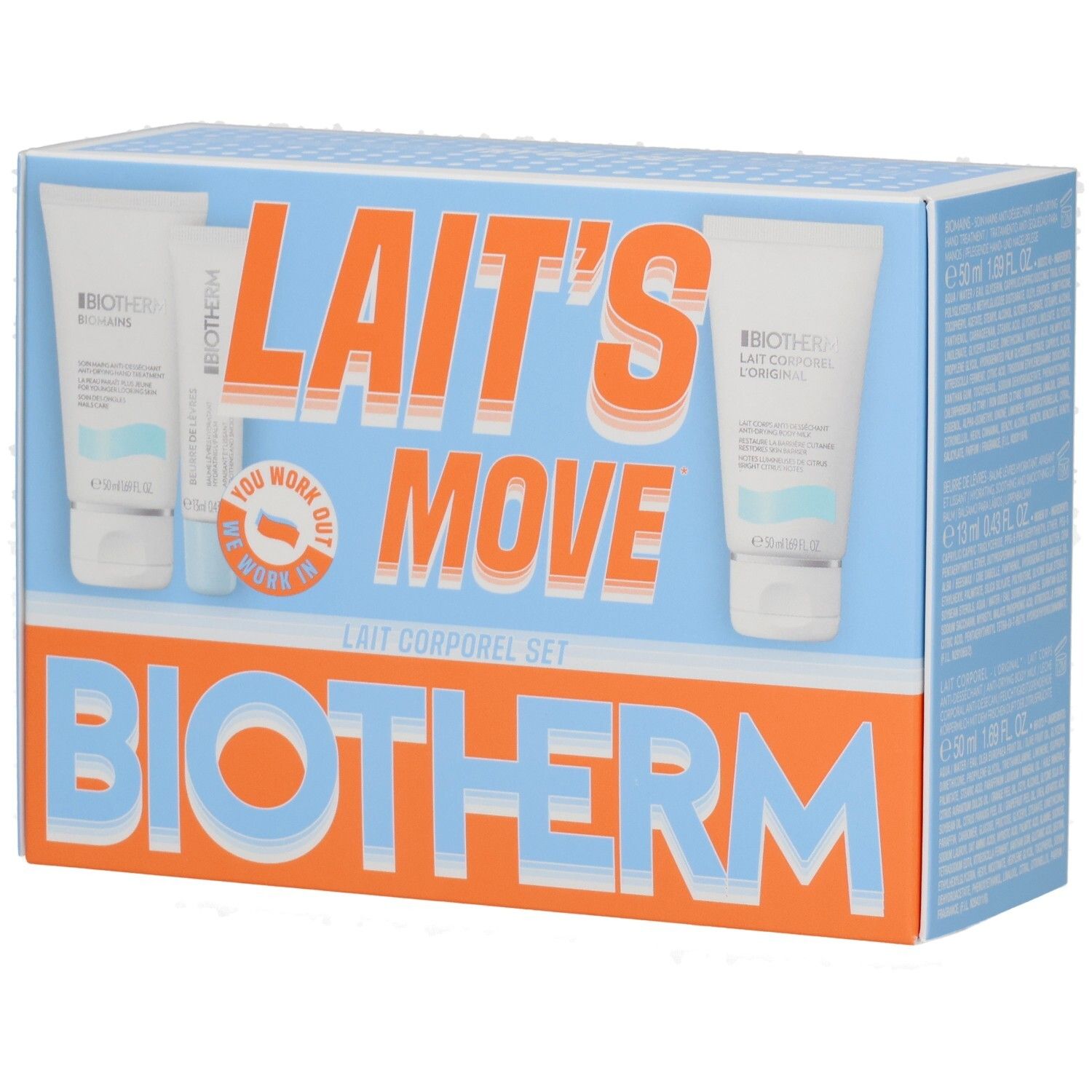 Biotherm Lait Corporel Set in Reisegröße 1 St Kombipackung