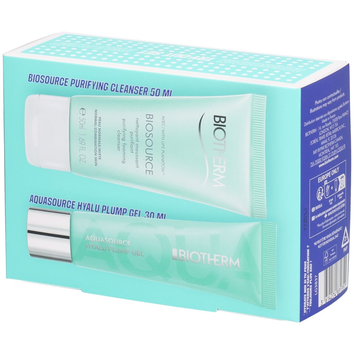 BIOTHERM Dew It Better Aquasource Hyalu Plump Set