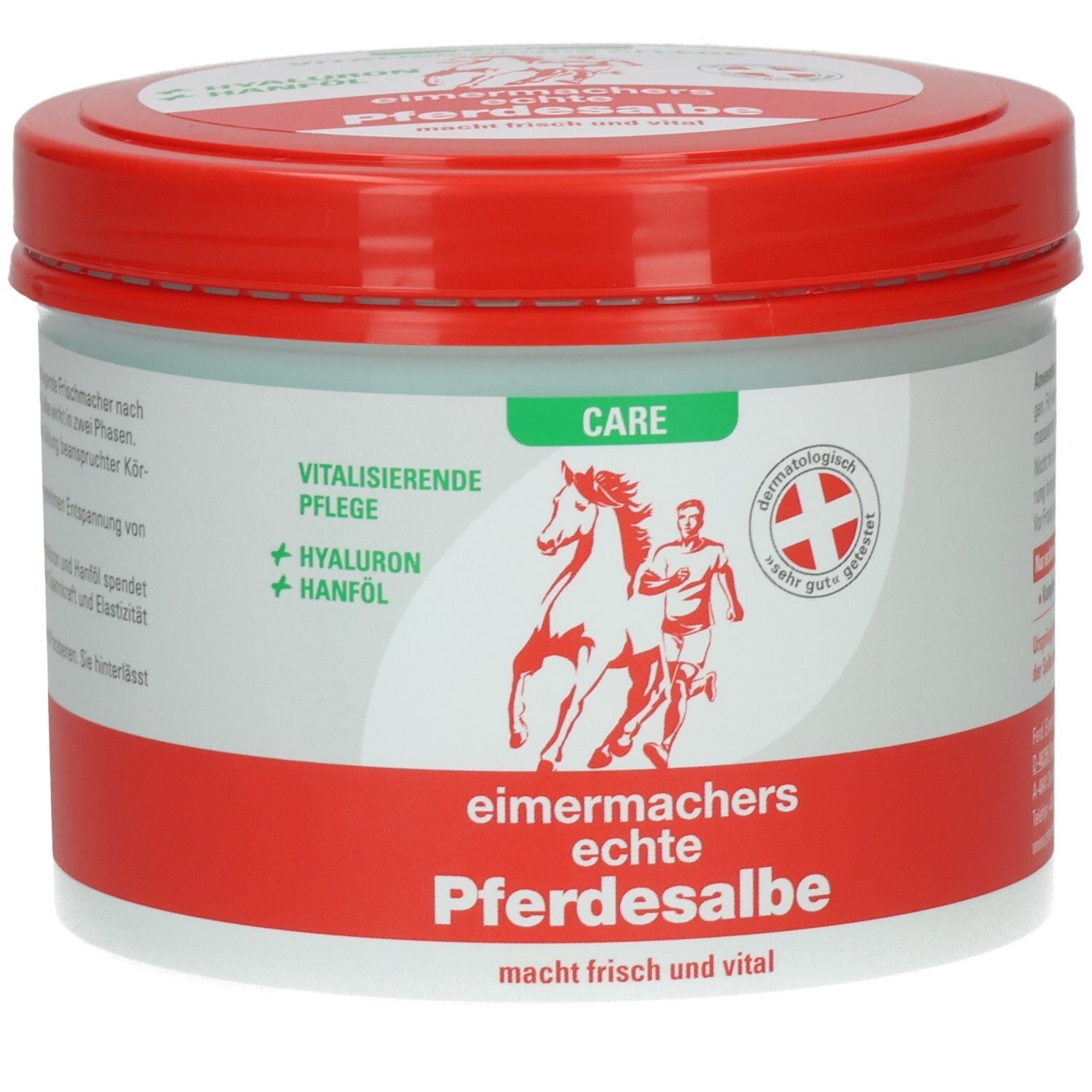 Care Eimermachers echte Pferdesalbe 500 ml Salbe