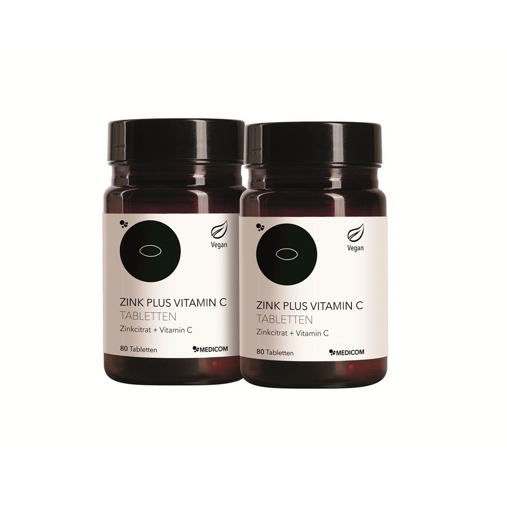 Zink Plus Vitamin C Tabletten 2x80 St