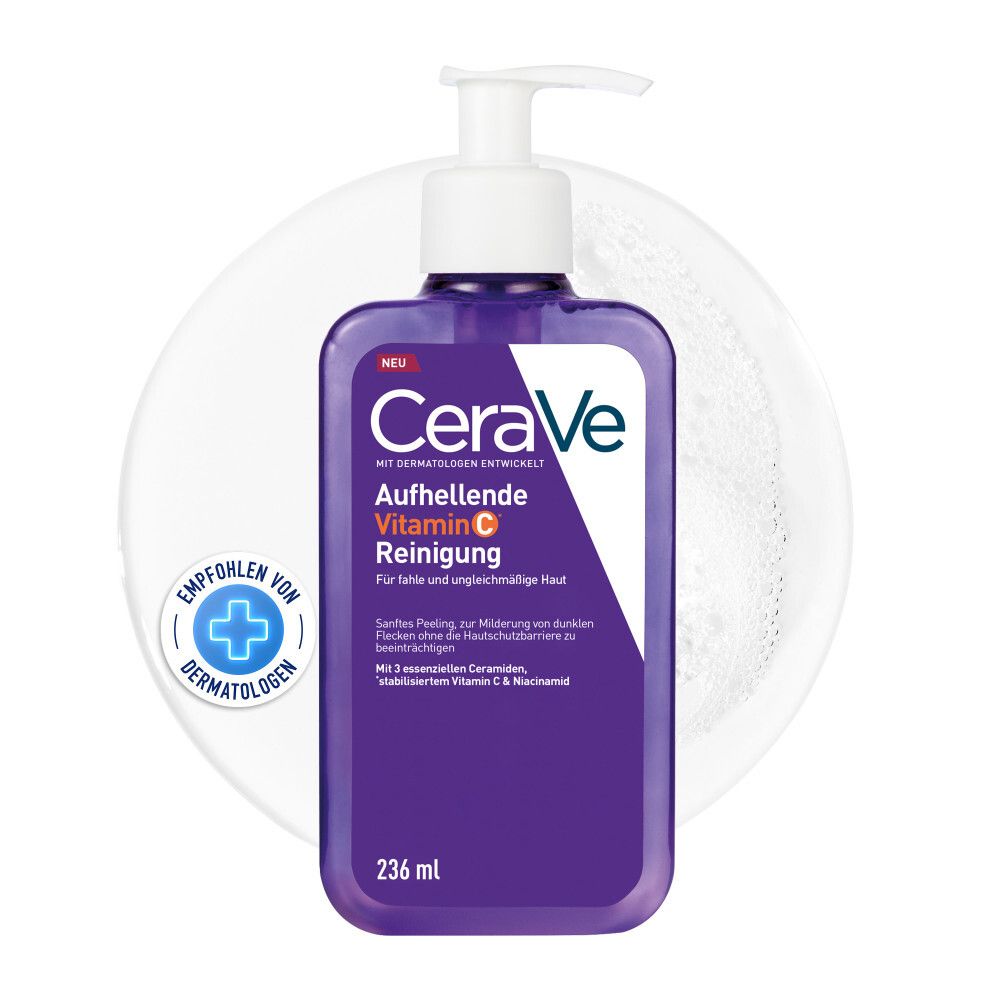 Cerave aufhellende Vitamin C Reinigung 236 ml Flüssigkeit