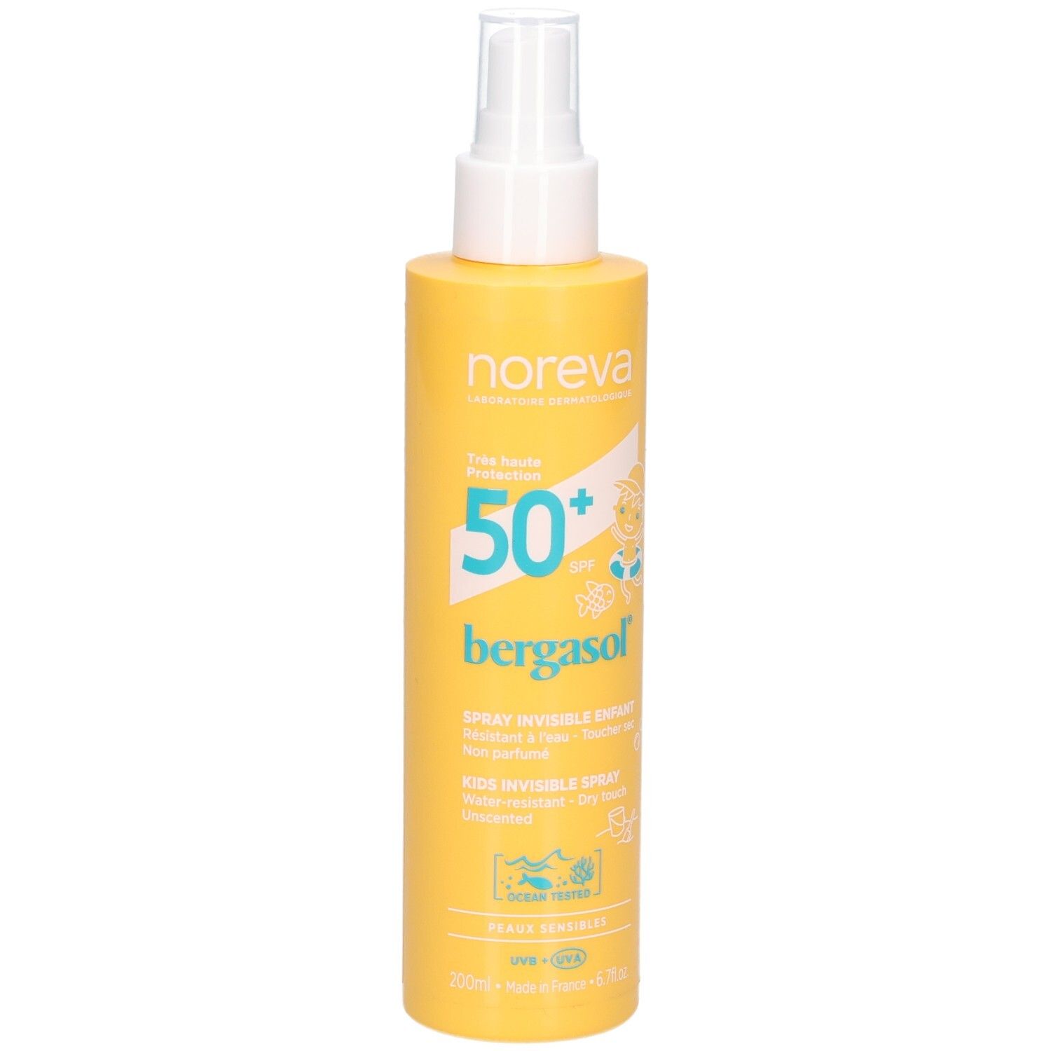 Noreva Bergasol Kinder-Sonnenspray LSF 50+ 200 ml Spray