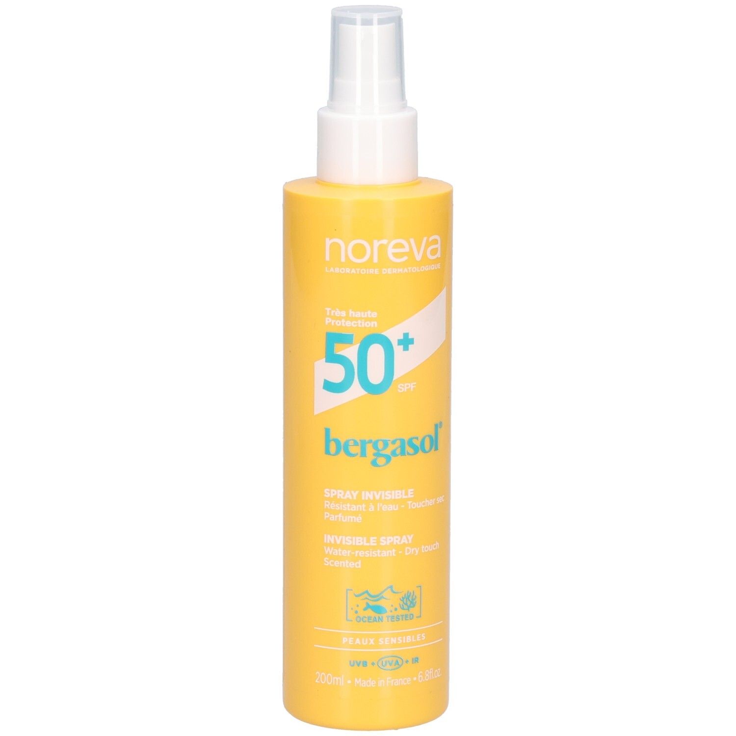 Noreva Bergasol unsichtbares Sonnenspray LSF 50+ 200 ml Spray
