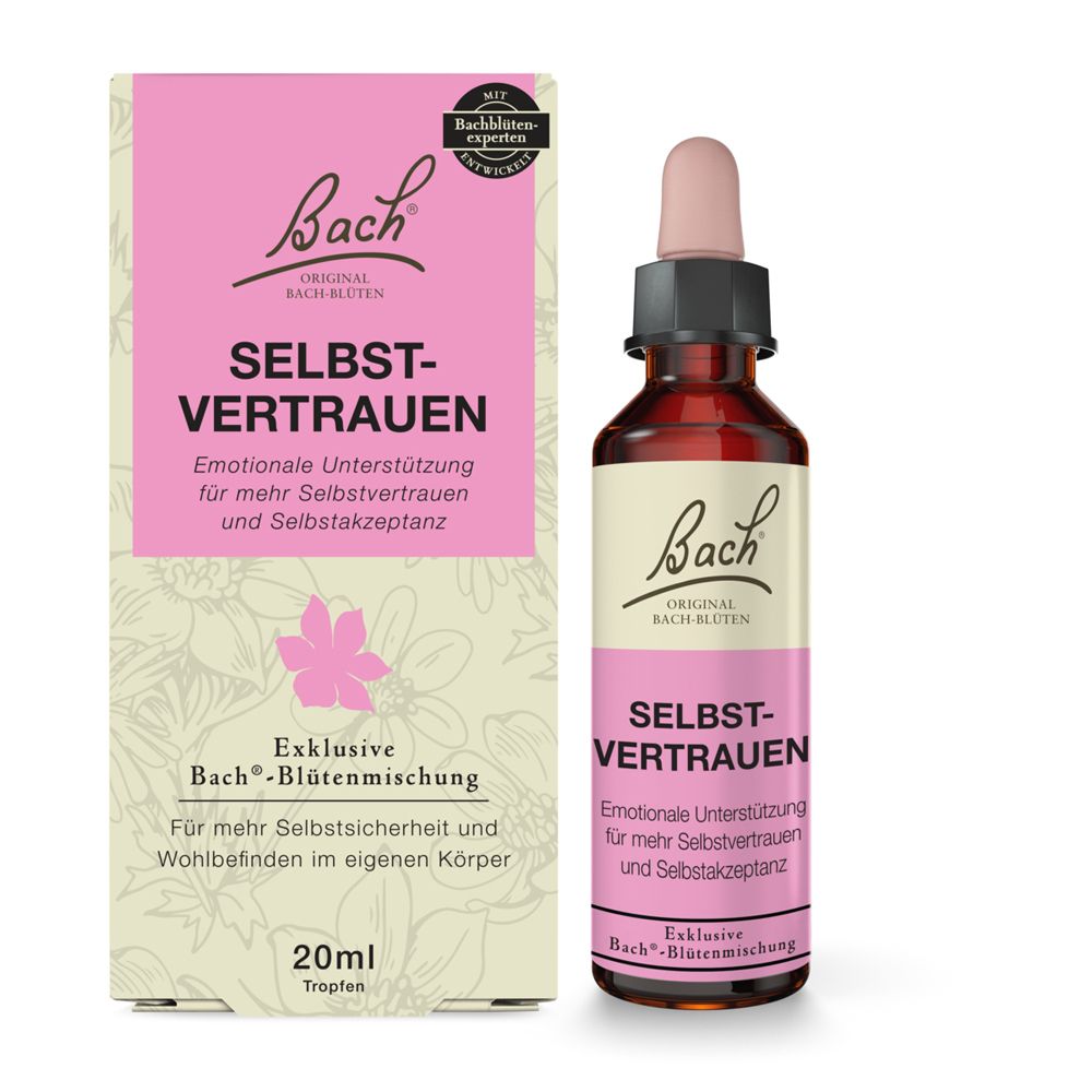 BACHBLÜTEN-Mischung Selbstvertrauen Tropfen 20 ml