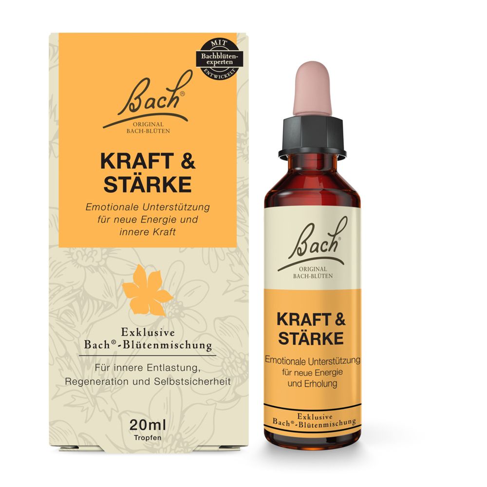 BACHBLÜTEN-Mischung Kraft & Stärke Tropfen 20 ml