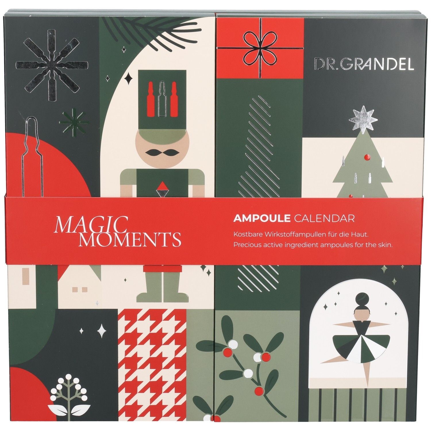 Adventskalender mit Ampullen für die Haut, Dr. Grandel Magic Moments.