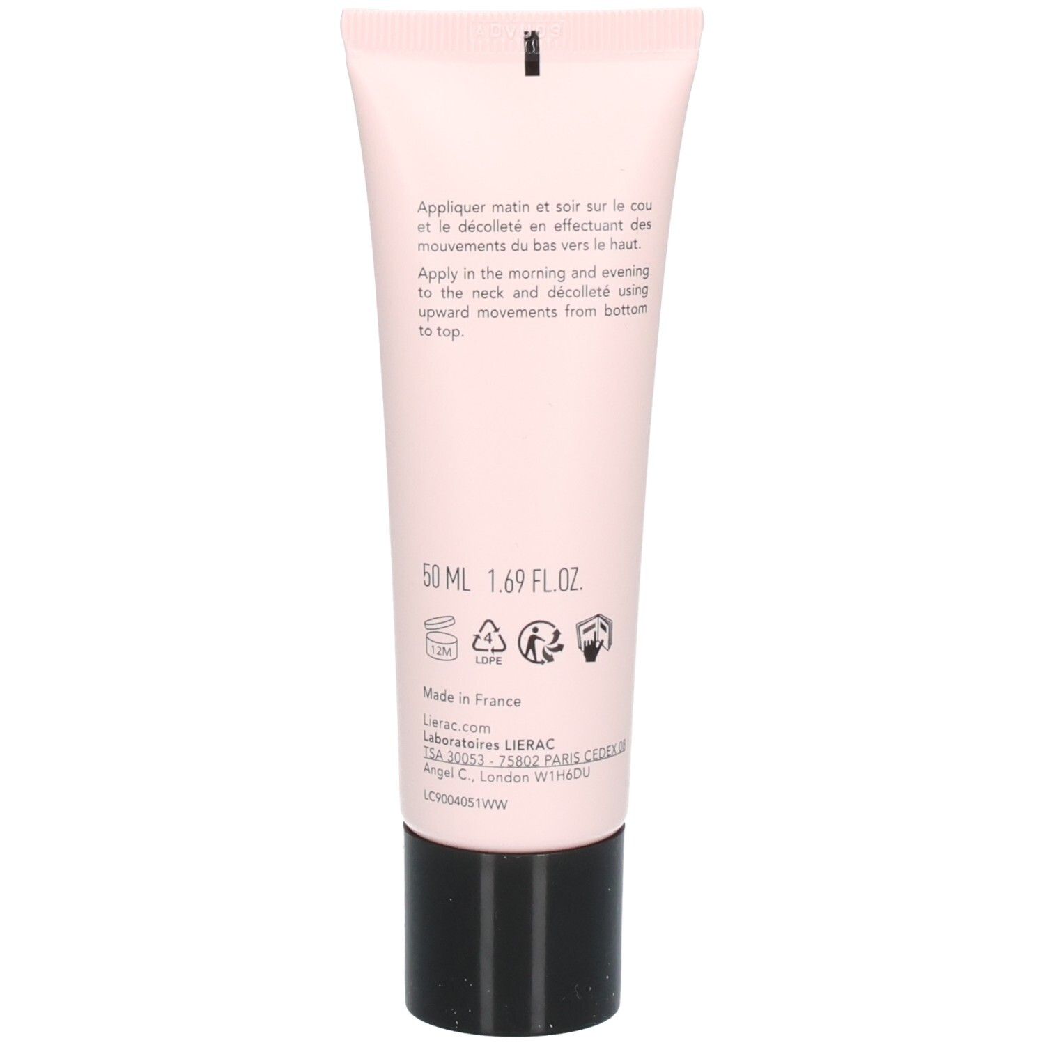 Lierac Lift Integral Creme für Hals und Dekolleté, 50 ml Tube.