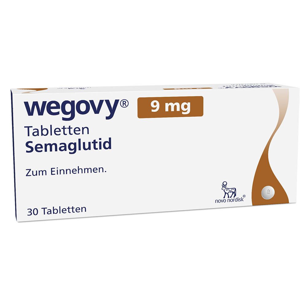 Wegovy 9 mg Tabletten Semaglutid, 30 Tabletten.