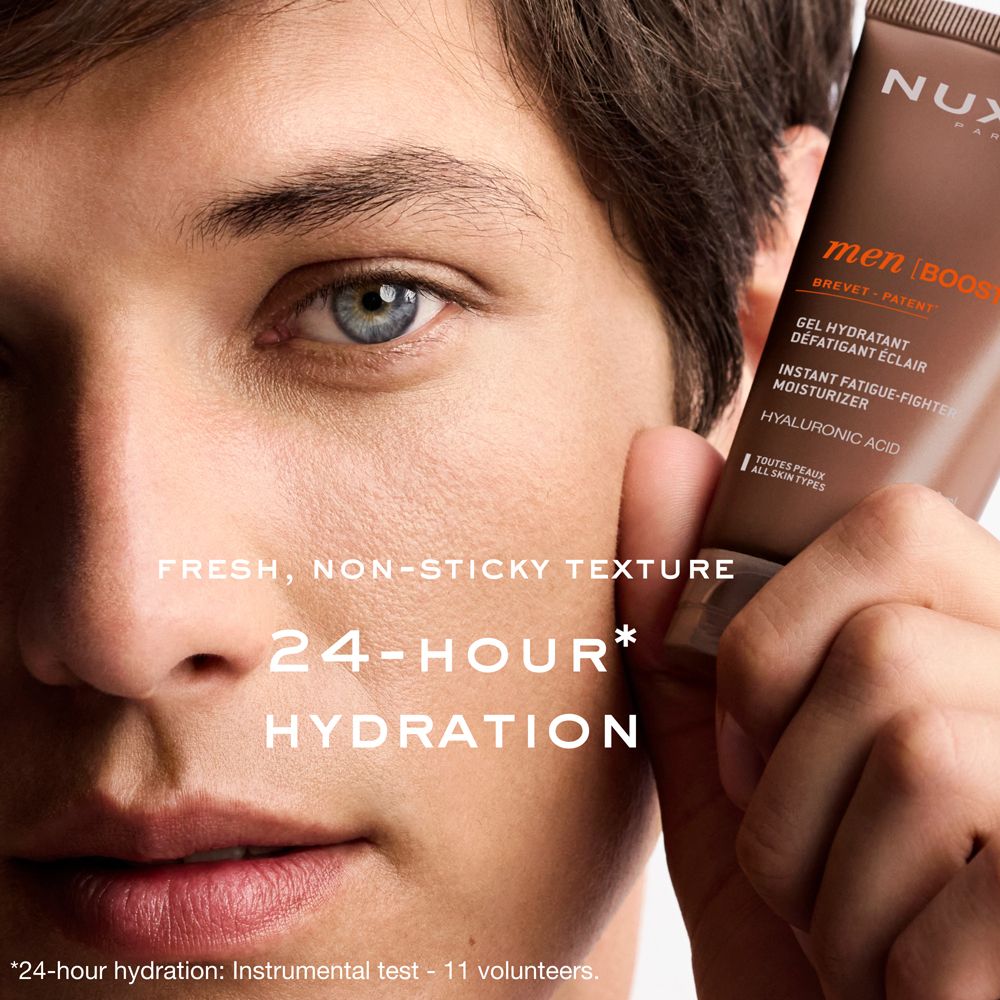 Nuxe Men Boost Gel Hydratant: Feuchtigkeitsspendendes Gel für Männer.