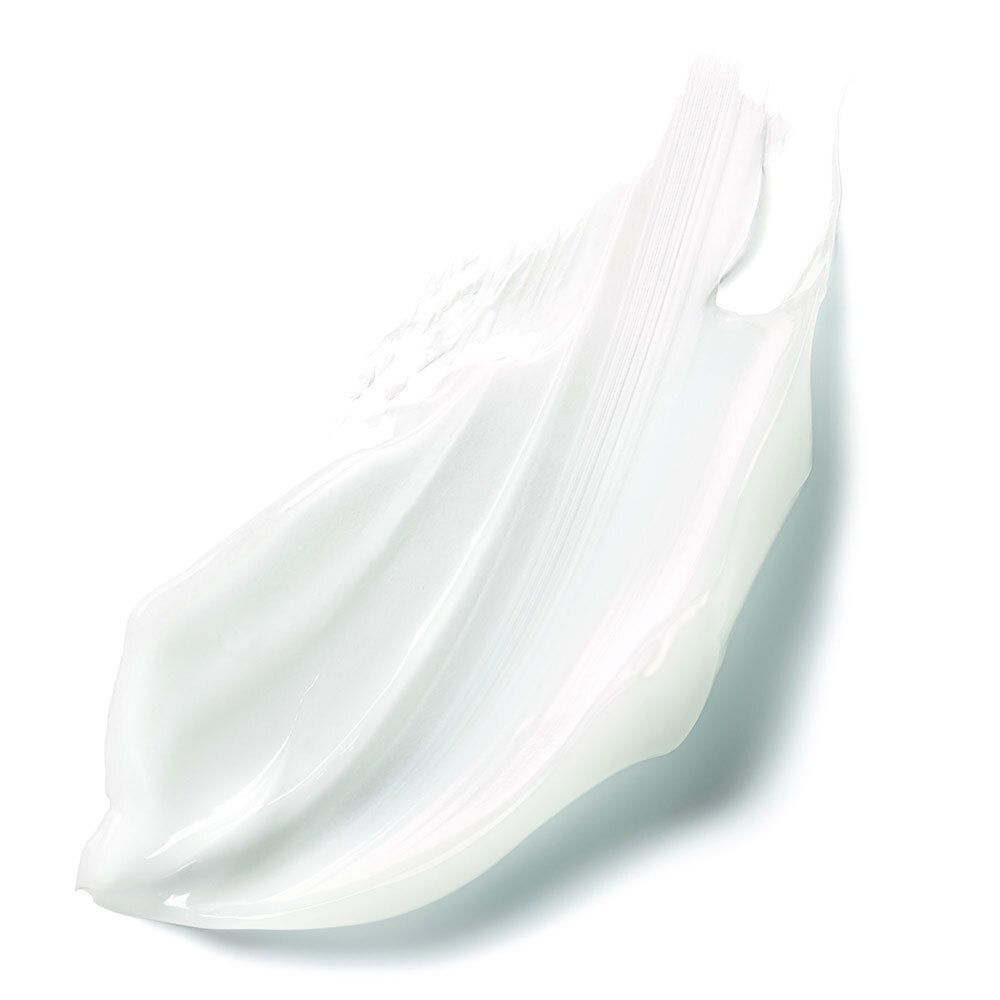 Éclaboussure de crème blanche. Texture lisse.