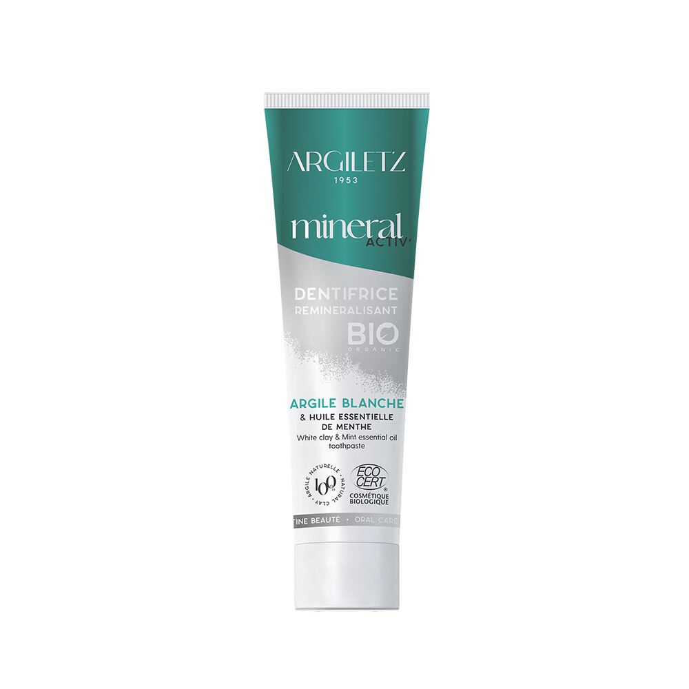 Argiletz Dentifrice BIO - à l'huile essentielle de menthe. tube 75 ml Zahnpasta